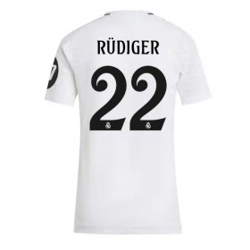 Real Madrid Antonio Rudiger #22 Hemmakläder Dam 2024-25 Kortärmad